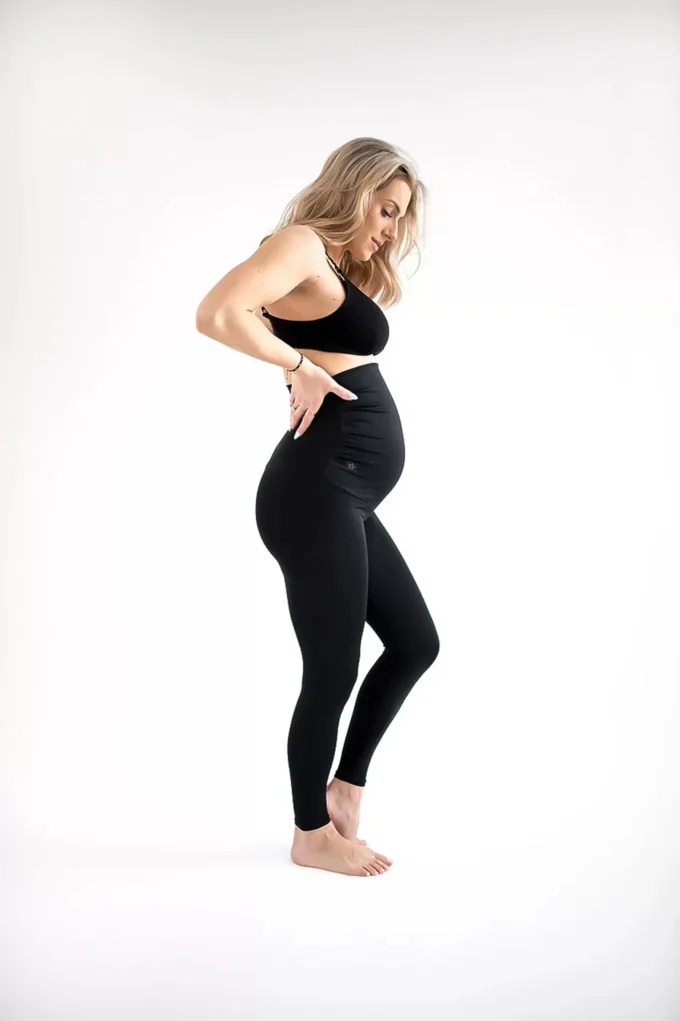 Legginsy Ciążowe - black