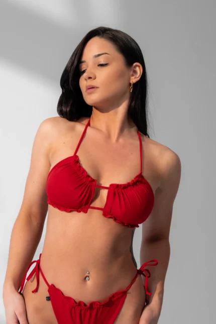 czerwony